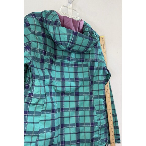 Burton The White Collection Women’s Snowboard Jacket Plaid Hooded L Dryride - Picture 7 of 13